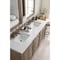 James Martin Vanities Bristol 72in Double Vanity, Whitewashed Walnut w/ 3 CM Eternal Jasmine Pearl Quartz Top 157-V72-WW-3EJP - alternate 2
